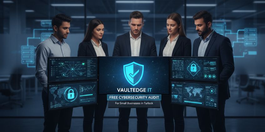 Free Cybersecurity Audit Turlock by VaultEdge IT