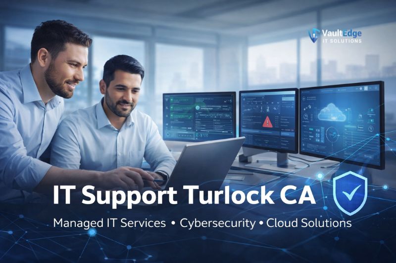 IT Support Turlock CA – Managed IT Services by VaultEdge IT